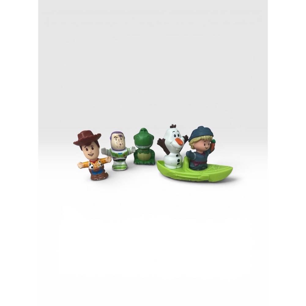 Fisher Price Little People Disney Toy Story Woody Buzz Rex Frozen Olaf Kristoff